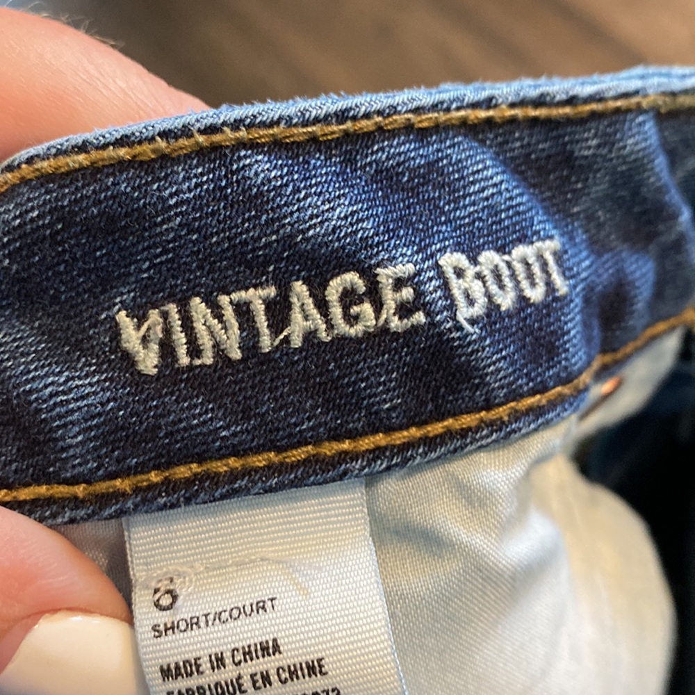 American Eagle Vintage Boot Jeans 6 EUC Y2K - Picture 6 of 8